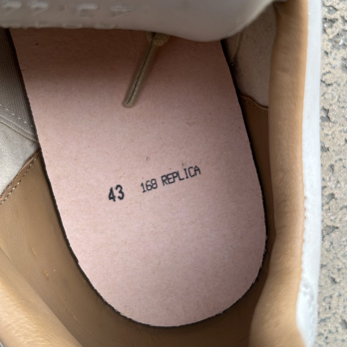 Maison Margiela GAT Paint Splatter White - EU43 / US9.5 / UK8.5