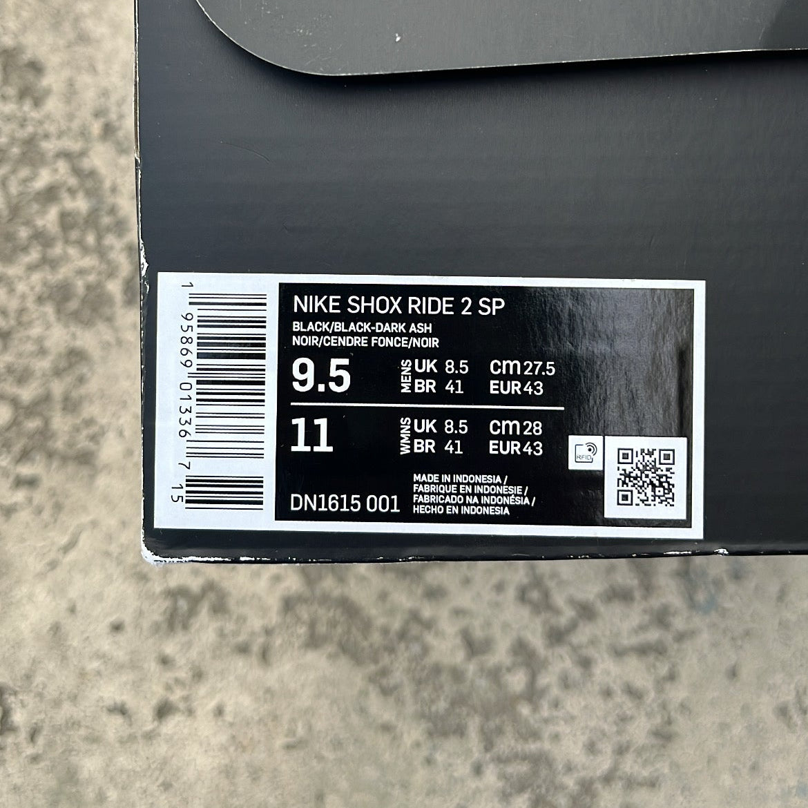Shox Supreme Black - EU43 / US9.5 / UK8.5