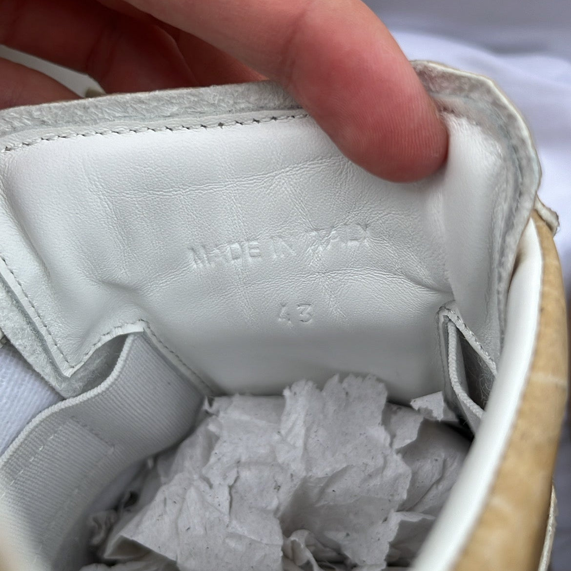 Maison Margiela GAT Newspaper Taped - EU43 / US9.5 / UK8.5
