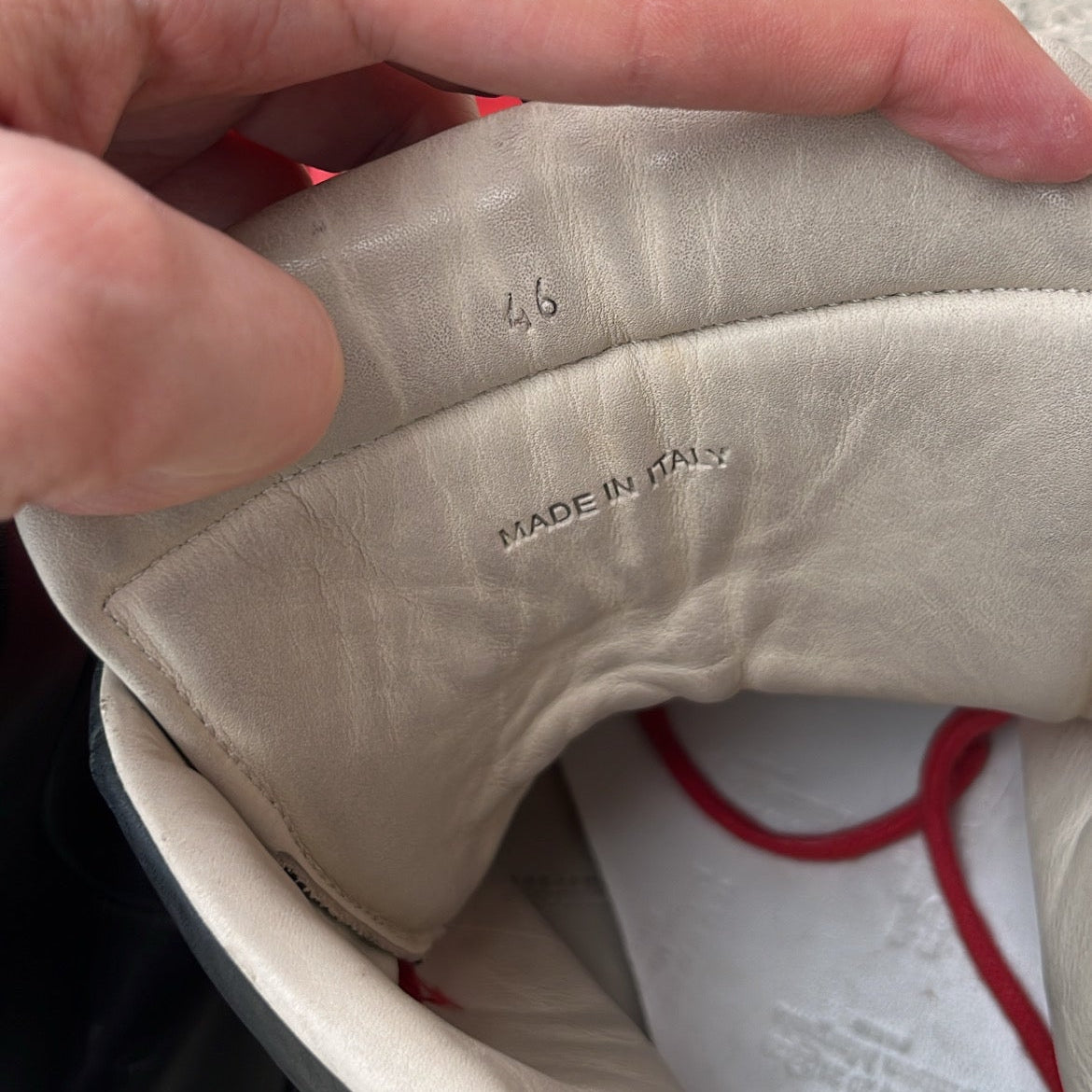 Maison Margiela Future Black Red - EU46 / US12 / UK11