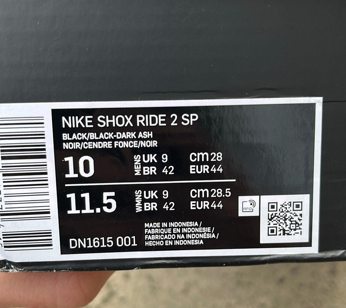 Shox Supreme Black - EU44 / US10 / UK9