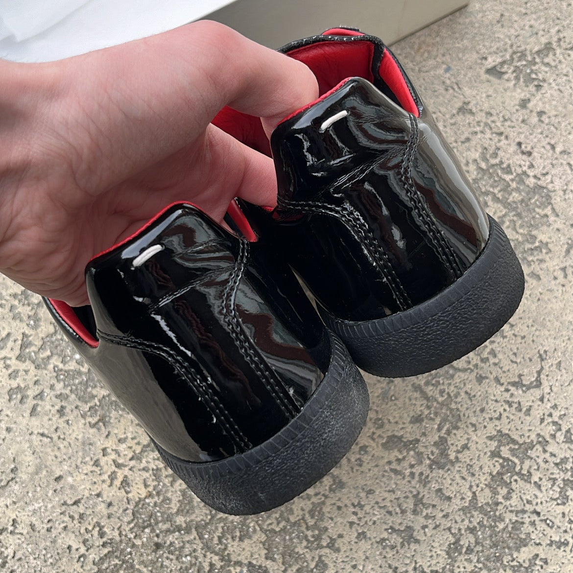 Maison Margiela GAT Black Patent - EU44 / US10 / UK9