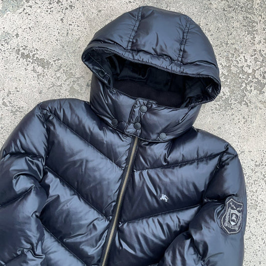 Burberry Black Label Glossy Black Jacket - L - 10th Years Anniversary