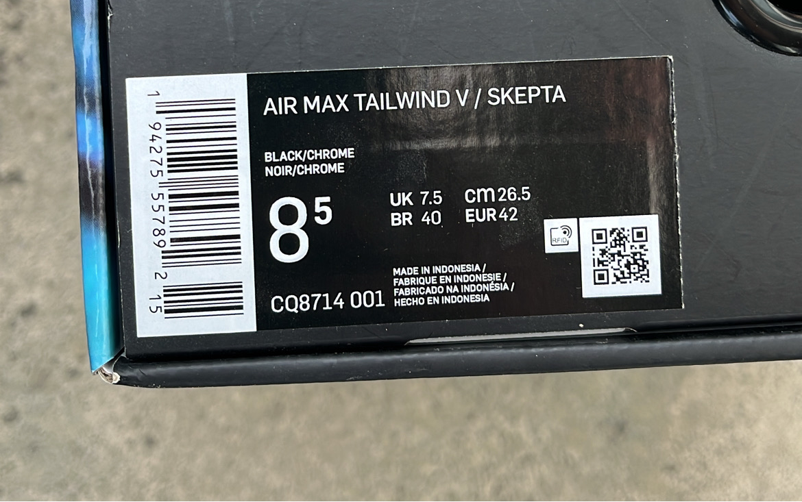 Air Max Skepta Blue - EU42 / US8.5 / UK7.5