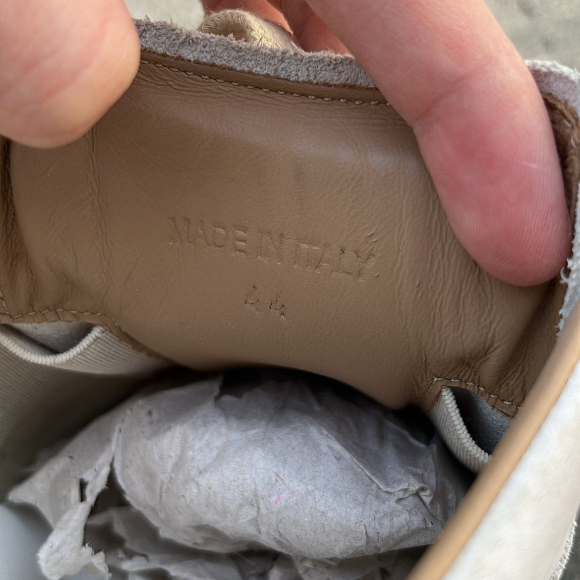 Maison Margiela GAT Paint Splatter White - EU44 / US10 / UK9