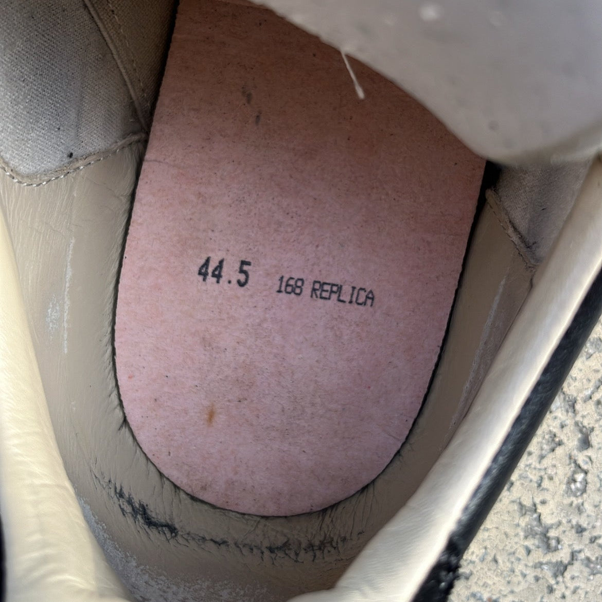 Maison Margiela GAT Black Gum - EU44.5 / US10.5 / UK9.5