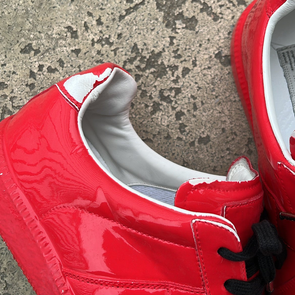 Maison Margiela GAT Red Patent - EU42 / US8.5 / UK7.5