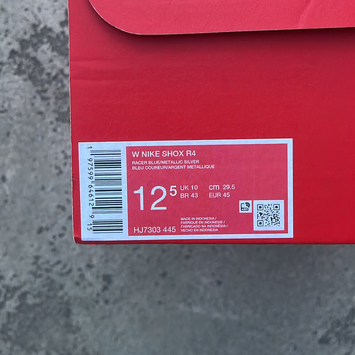 Shox R4 Racer Blue - EU45 / US11 / UK10