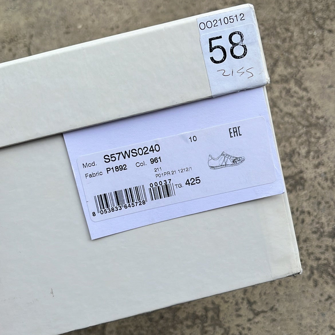 Maison Margiela GAT Paint Splatter White - EU42.5 / US9 / UK8
