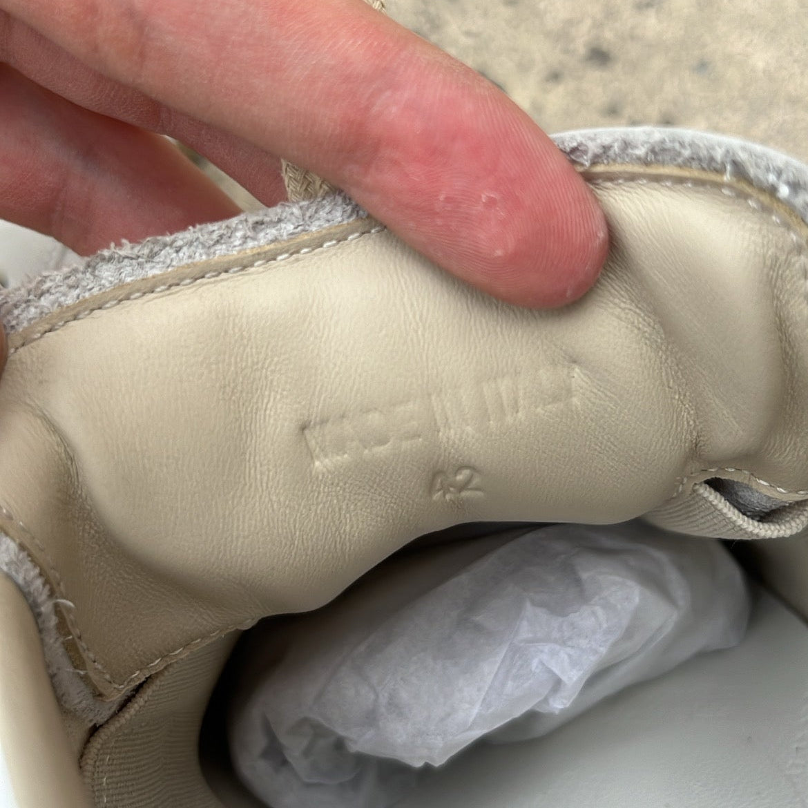 Maison Margiela GAT White Grey - EU42 / US8.5 / UK7.5