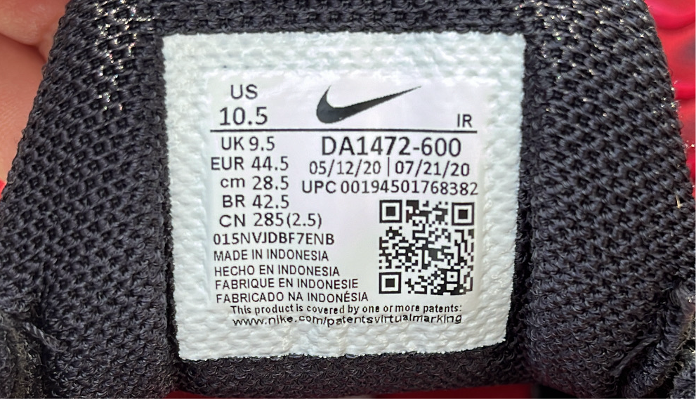 Tn Supreme Red (EU44.5 / US10.5 / UK9.5)