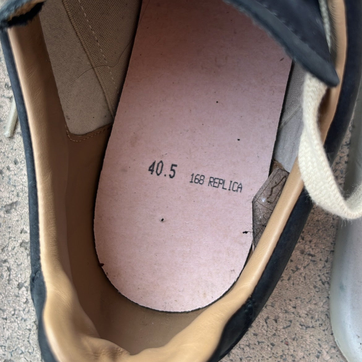 Maison Margiela GAT Paint Splatter Black - EU40.5 / US7.5 / UK6.5