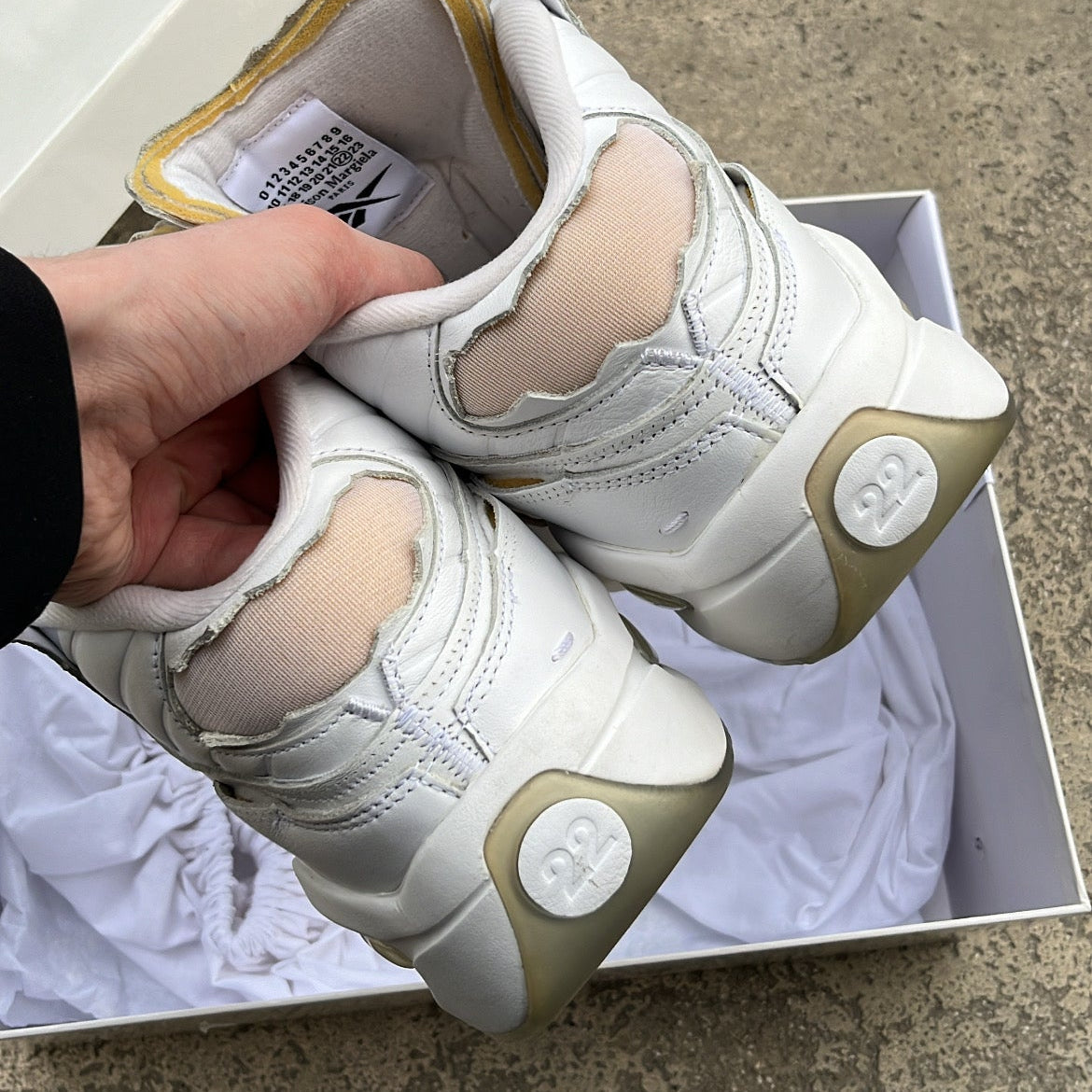 Reebok Maison Margiela White - EU44.5 / US10.5 / UK9.5