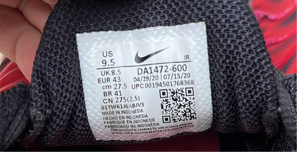 Tn Supreme Red - EU43 / US9.5 / UK8.5