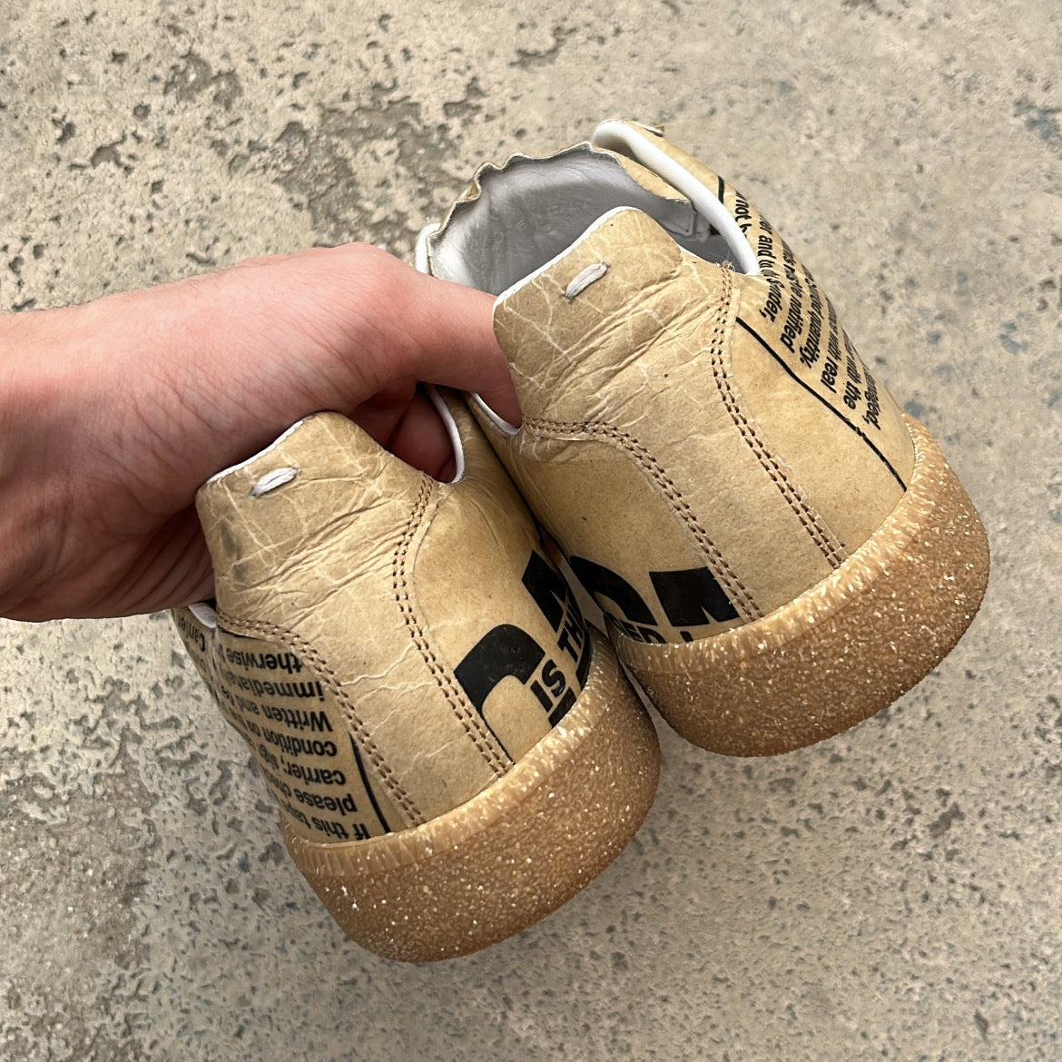 Maison Margiela GAT Newspaper - EU43 / US9.5 / UK8.5