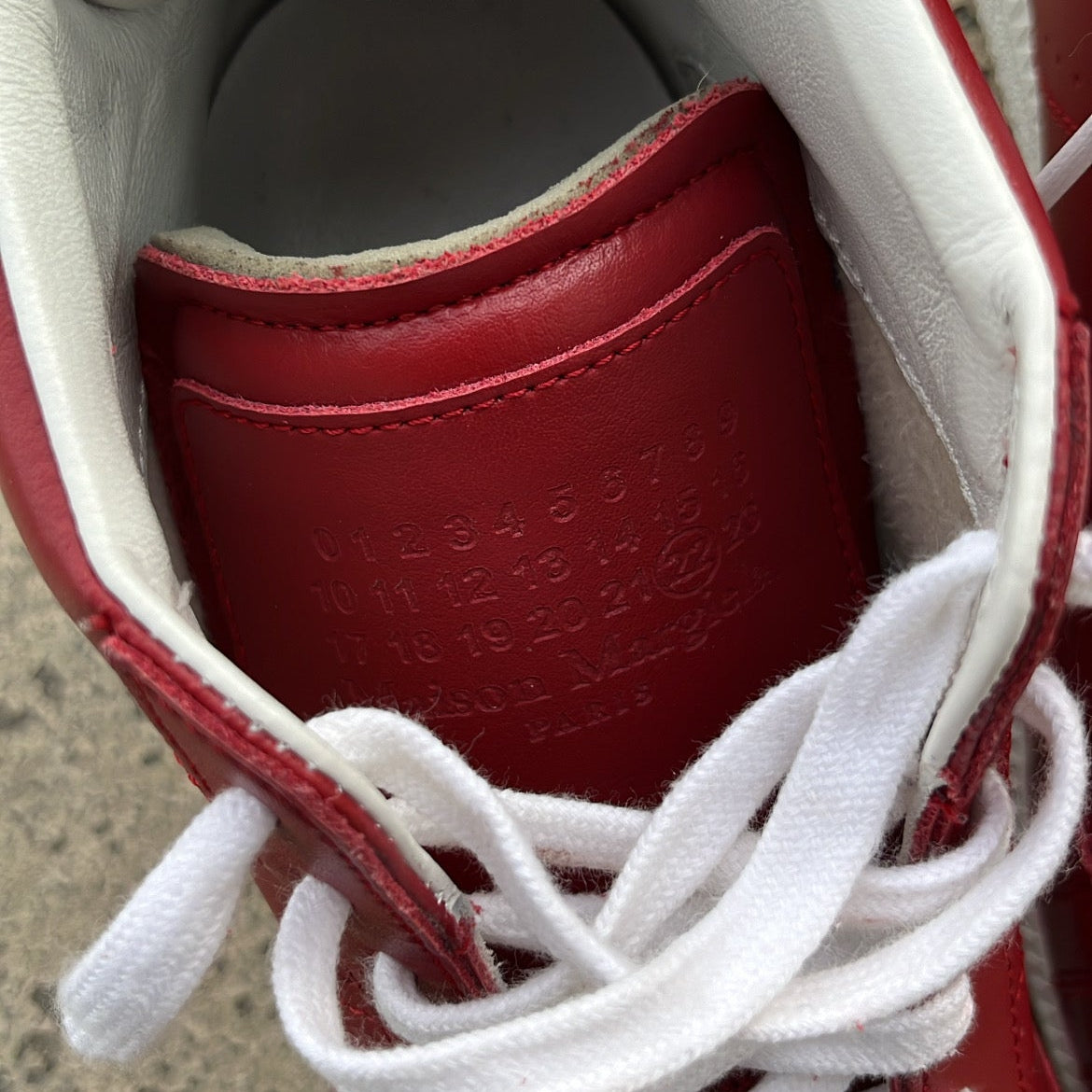 Maison Margiela Ace High-Top Red - EU41 / US8 / UK7