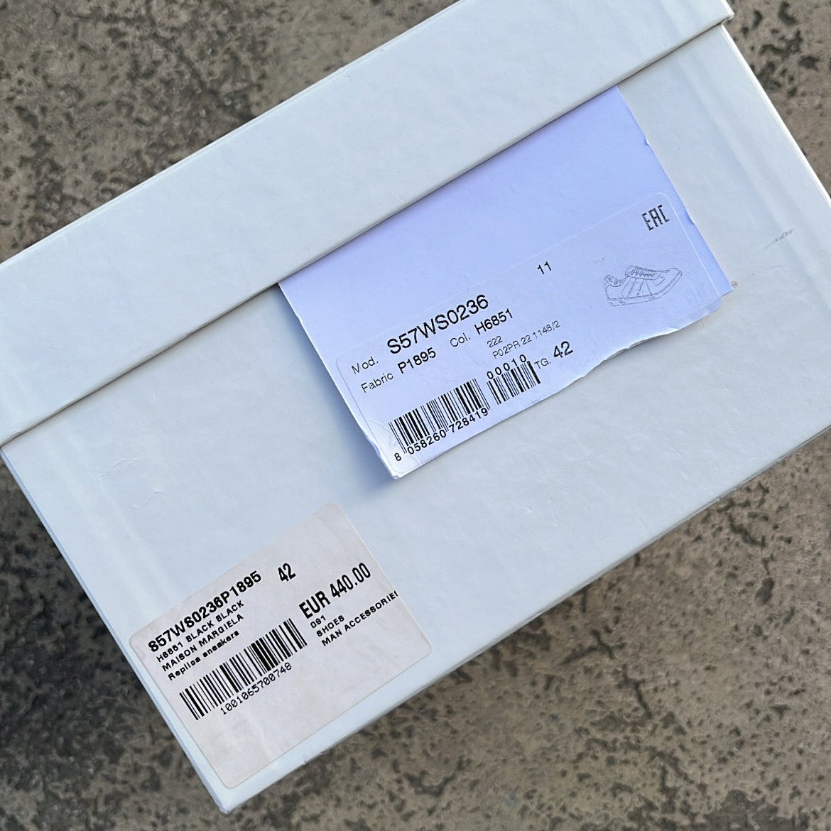 Maison Margiela GAT Black Gum - EU42 / US8.5 / UK7.5