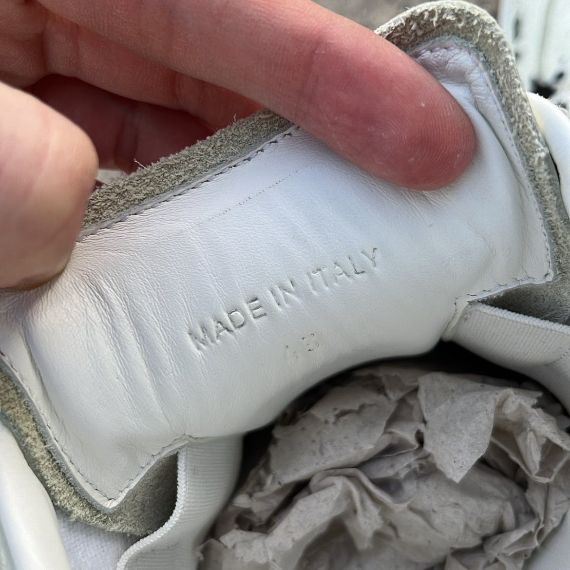 Maison Margiela GAT Paint Splatter Black & White - EU43 / US9.5 / UK8.5