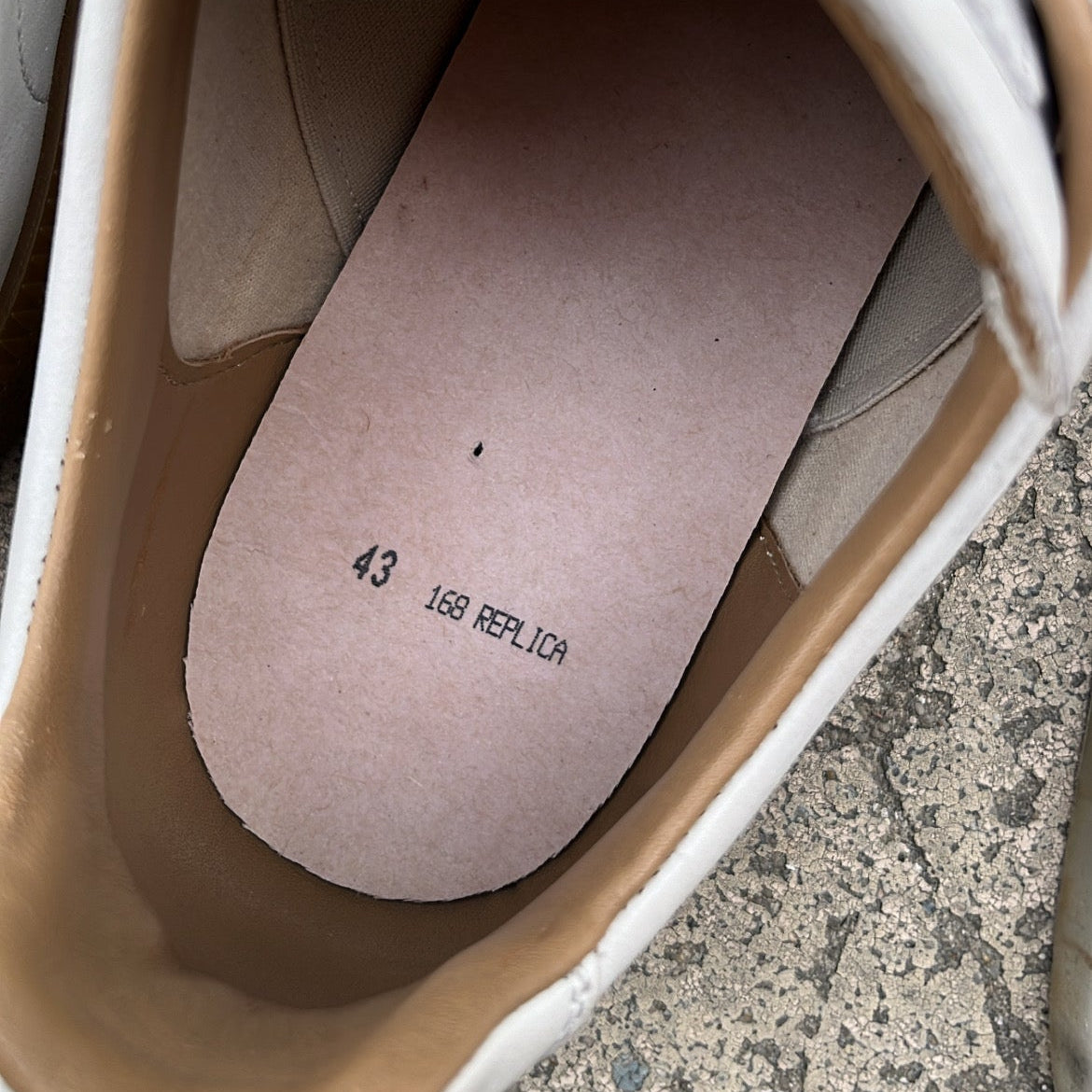 Maison Margiela GAT Paint Splatter White - EU43 / US9.5 / UK8.5