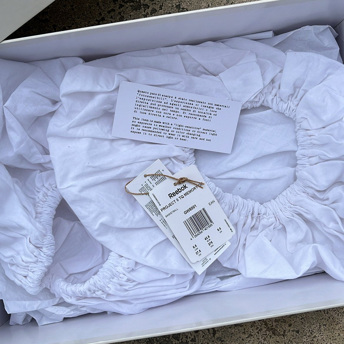 Reebok Maison Margiela Black - EU43 / US9.5 / UK8.5