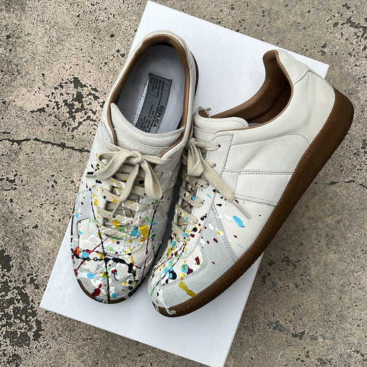Maison Margiela GAT Paint Splatter Cream - EU40 / US7 / UK6