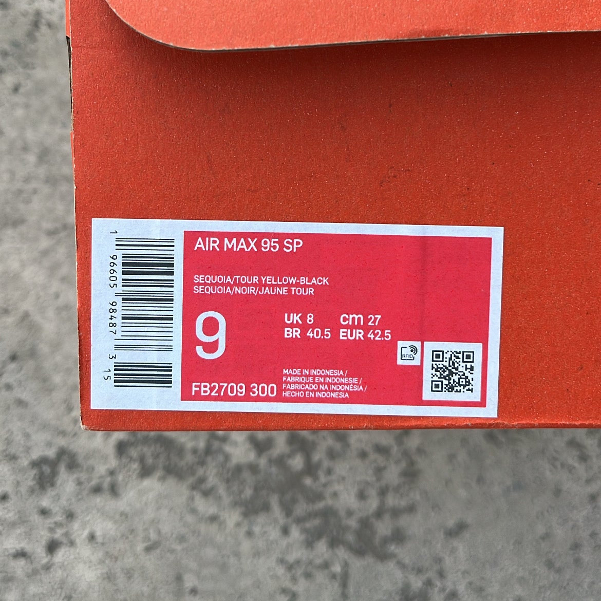 Air Max 95 Corteiz Pink Beam - EU42.5 / US9 / UK8